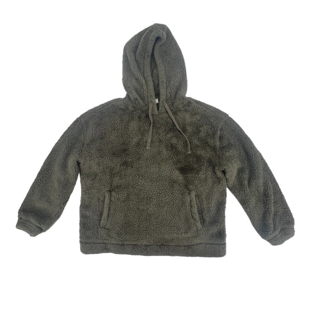 Universal Thread Green Teddy Fleece Hoodie Sweatshirt Size XXL Women’s